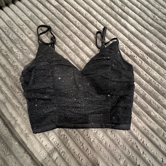 NWOT two piece cocktail, prom, winter formal dress. - Picture 2 of 14